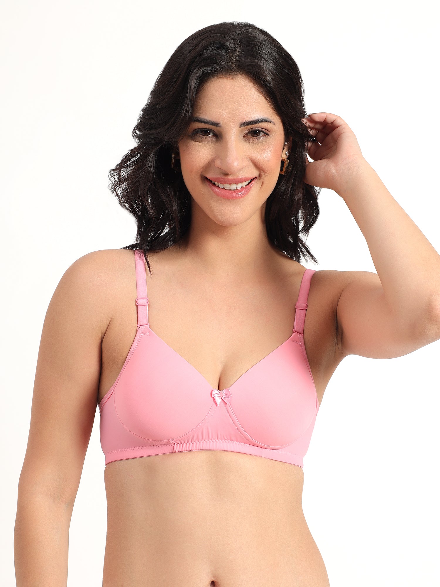 Cloud Soft Premium Padded Non-Wired Printed & Floral Bra Combo of 4