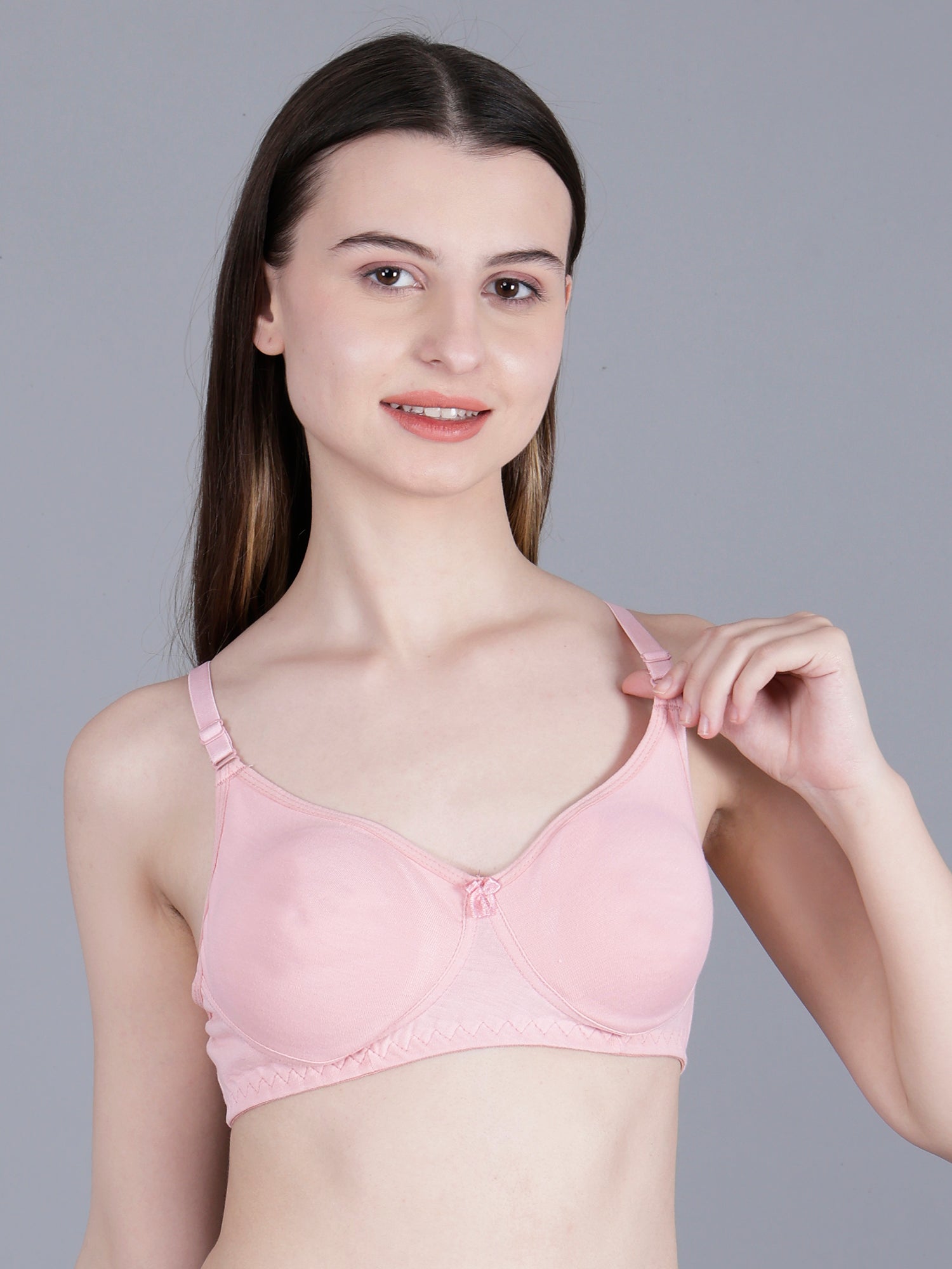 Seamless Cotton Wire Free Full Coverage Bra  Non-Padded T-Shirt Bra
