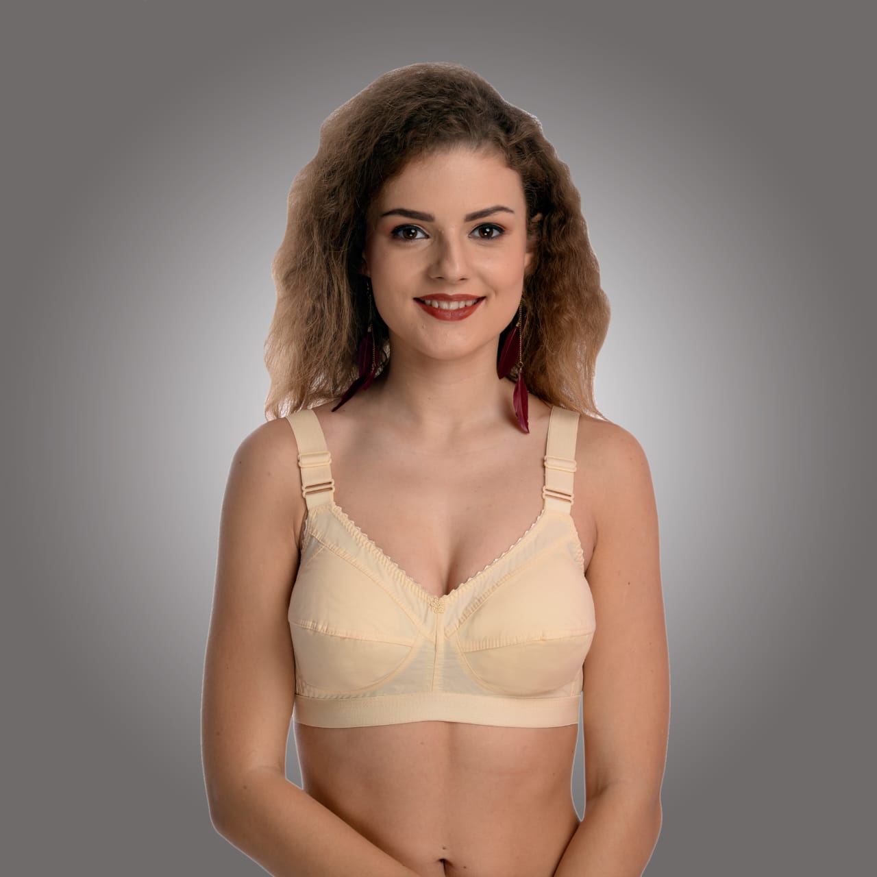 Full Coverage Non-Padded Cotton Cotton Wire Free Regular Bra/ Adjustable Straps  Combo of 3